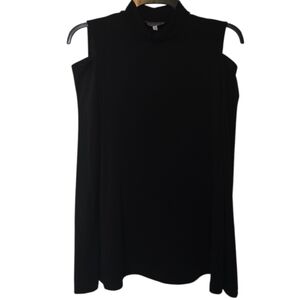 Lynn Ritchie Silver Black Cold Shoulder Shirt Size Xs